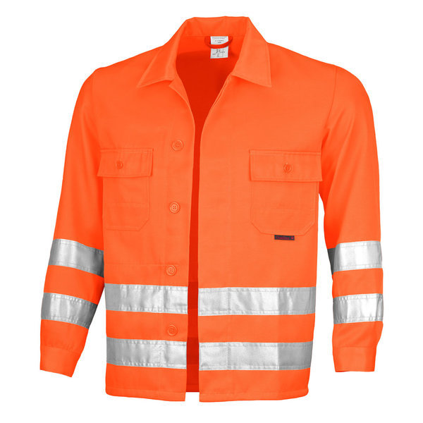 Arbeitsjacke Warnschutzjacke Bundjacke orange Berufsjacke Schutzjacke Baustellenjacke