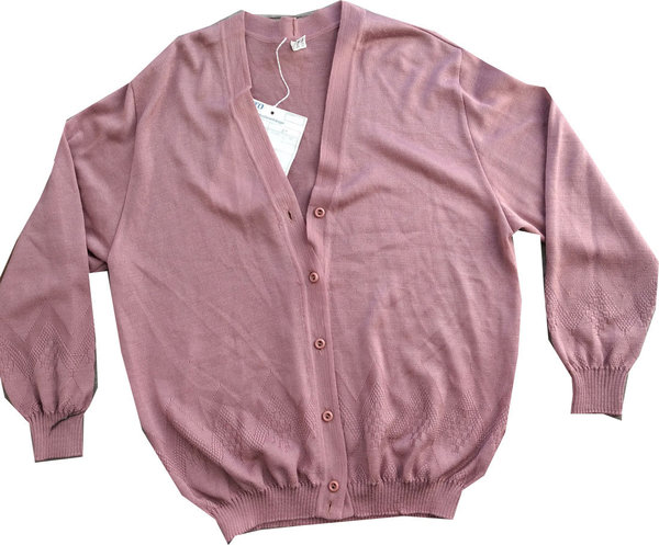 Damengröße XL hochwertige Jacke rosa zum Aufsetzen Damenbekleidung online kaufen Strickwaren Sommer