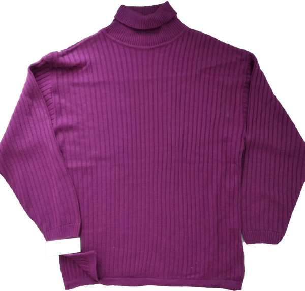 Größe XL Damen lila Rollkragenpullover zum Skifahren, Pullover für die Wohnung geeignet hochwertig