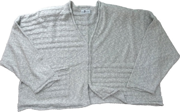 4XL bis 3XL Übergrößen Pullover Strick grau top Bekleidung für zu Hause Damenbekleidung modische