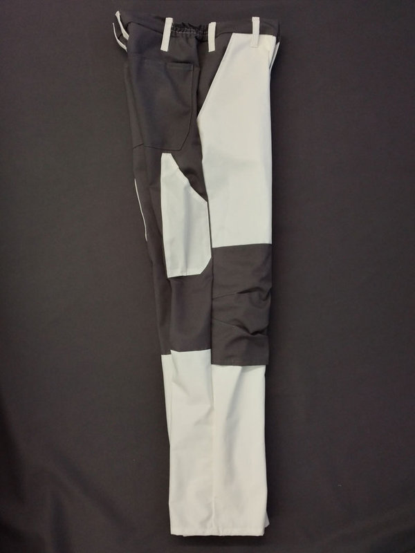 Arbeitshose Malerhose weiß grau Malerbekleidung Stuckateur Hose