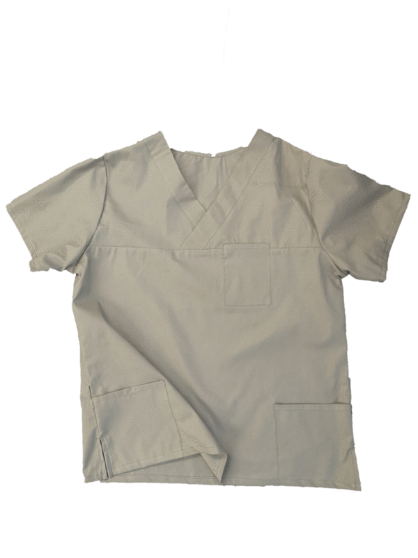 Kasack Schlupfkasack hell olivgrün Größe XL Unisex Praxisbekleidung Krankenschwester Kittel