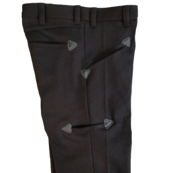 Zunfthosen mit verdecktem Reißverschluss Arbeitshose schwarz Zunft warme Hose für Baustelle