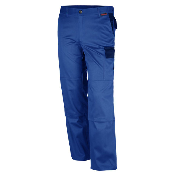 Arbeitshose royalblau marineblau Handwerkerhosen Bundhose mit Kniepolstertaschen schlanke Größen