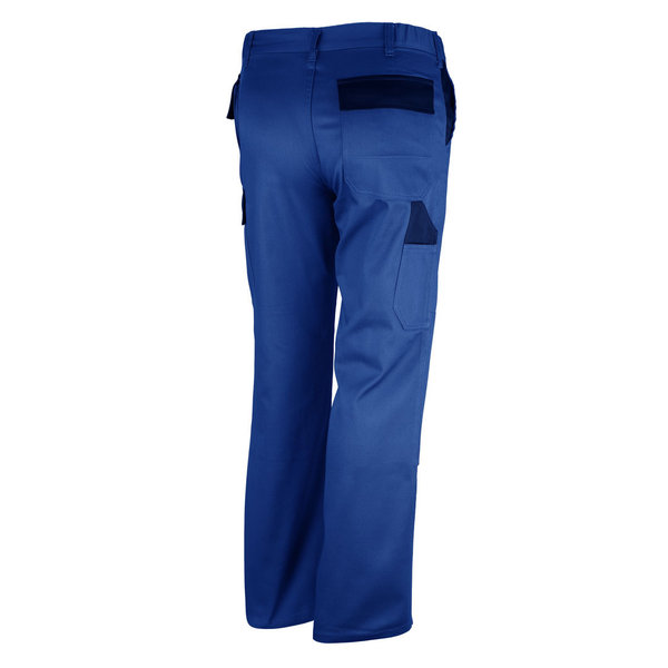 Arbeitshose royalblau marineblau Handwerkerhosen Bundhose mit Kniepolstertaschen schlanke Größen