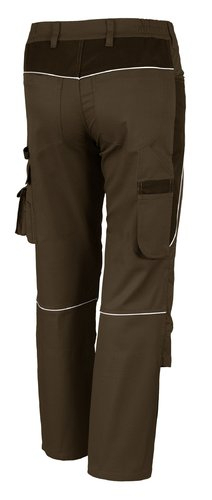 Arbeitshose braun Schreiner Bundhose Moderne Arbeitsbekleidung Hose für Messebauer schlanke Größen