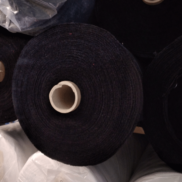 Englischleder schwarz Zunftstoff Zwirn Doppelpilot 100% Baumwolle Dicke Stoff für Hose