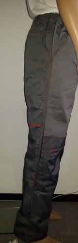 Spodnie robocze szare do pasa stabilna odzież robocza dla pracownika