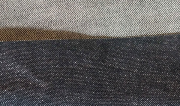 Jeansstoff schwarz leicht washed Stoff Jeans Baumwollstoff Meterware