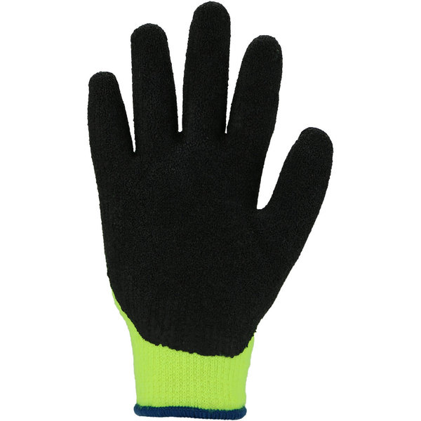 Arbeitshandschuhe Strick Winterhandschuhe Arbeitsbekleidung Dicke Handschuhe neon gelb