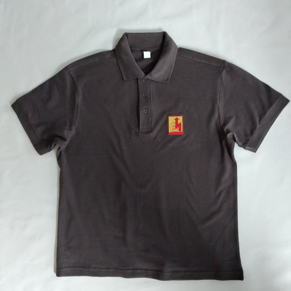 Polo-Shirt mi Elektriker Emblem, Pique Shirt hochwertig BESTICKT, Berufsbekleidung Arbeitsshirt