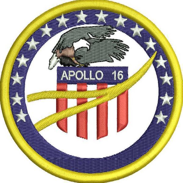 Apollo 16 der Raumfahrt Aufnäher
